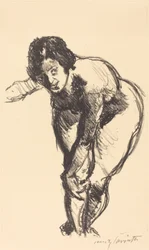 Nude Bending Forward