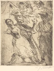 Cavaliers with a Woman