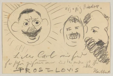Lovis Corinth to Carl Strathmann: Postcard, Postmarked December 12, 1902