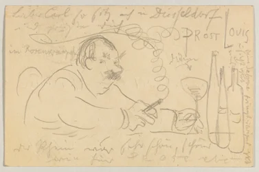 Lovis Corinth to Carl Strathmann: Postcard, Postmarked September 13, 1907