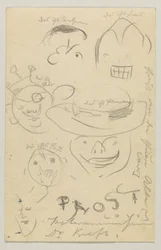 Lovis Corinth to Carl Strathmann: Postcard, Postmarked March 27, 1905