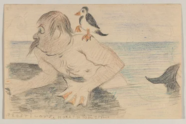 Lovis Corinth to Carl Strathmann: Postcard, Postmarked July 9, 1902