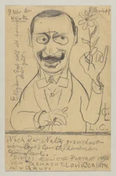 Lovis Corinth to Miss Elly Franke: Postcard, Postmarked August 28, 1897
