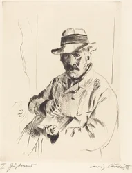 Self-Portrait in a Straw Hat