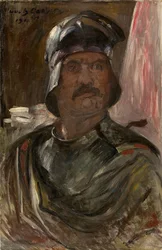 Self-Portrait in armor