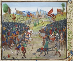 The Battle of Nájera on 3 April 1367, ca. 1470-1475