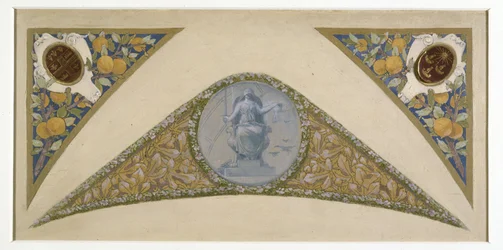 Sketch for the Festive Staircase of the Town Hall of Paris: Balance, between 1888 and 1898