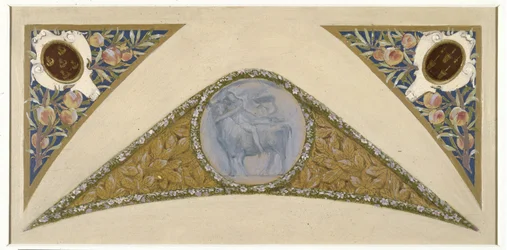 Sketch for the Festive Staircase of the Town Hall of Paris: Bull, ca. 1888-1898