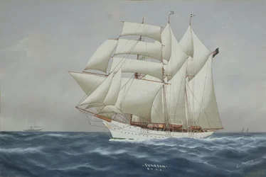 The Sunbeam under Full Sail