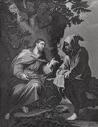 Christ tempted, Luke, Ch 4, vs 3-13