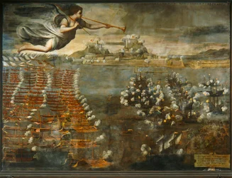 Scene of the Battle of Lepanto