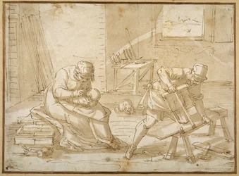 Study for the Holy Family in the Carpenter