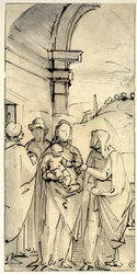 The Holy Family with Sts Anne and Joachim