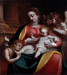 Virgin with Child with St John the Baptist