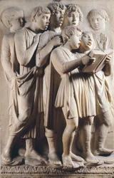 Children and Cherubs Singing (detail)