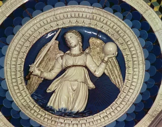 Justice, Roundal from the Tomb of the Cardinal of Portugal (detail)