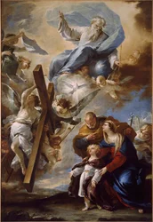 The Holy Family with the Symbols of the Passion