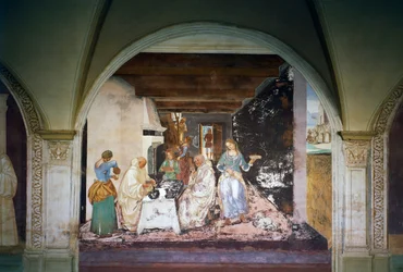 Benedict Telling Two Monks When and Where They Have Eaten Outside the Monastery