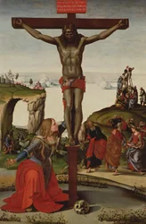 Christ on the Cross with Mary Magdalene
