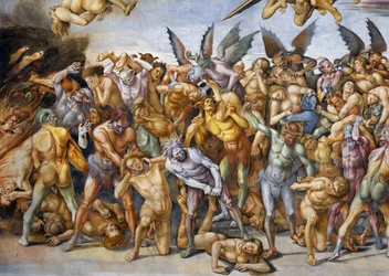 The Damned in Hell, from the Last Judgment fresco cycle