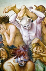 Damned in Hell, from Last Judgment Fresco Cycle