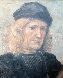 Self-portrait, fresco