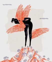 Mystical Winged Figure