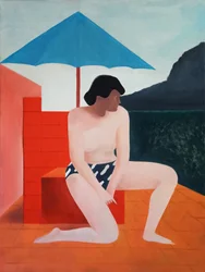 Summer Woman Ocean View