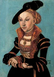 Portrait of Sibylle von Cleve, Electress of Saxony, 1535