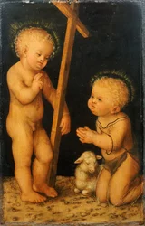 The Christ Child Blessing the Infant St. John the Baptist