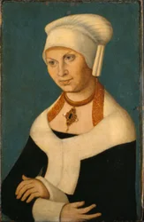 Portrait of the Duchess Barbara of Saxony, 1478-1534 (wife of George the Bearded)