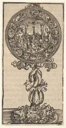 A Silver-Gilt Pacifical with a Crucifixion, from the Large Series of Wittenberg Reliquaries, 1509