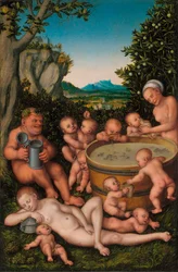 Bacchus at the Wine Vat