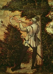 Crossbowman Taking Aim (detail)