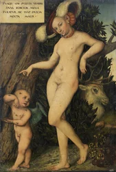 Venus with Cupid stealing Honey