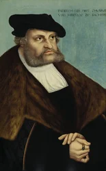 Portrait of Frederick III, Elector of Saxony