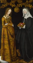 Saints Christina and Ottilia, 1506