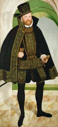 Portrait of Augustus, Elector of Saxony