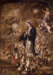 The Immaculate Conception by Lucas de Valdes