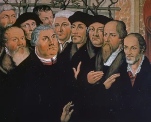 Martin Luther with Representatives of Protestant Reformation (detail)