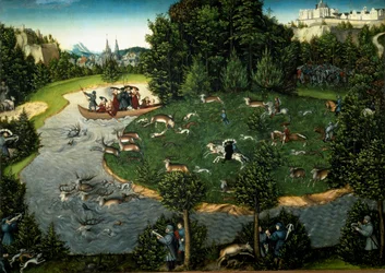 Stag Hunt of Prince Elector Frederic III of Saxony Called the Wise