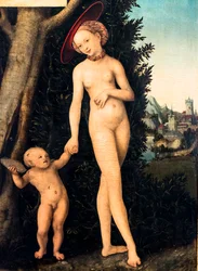 Venus and Cupid Stealing Honey (detail)