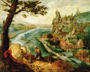 Saint Jerome in a Landscape