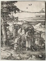 Abraham Going to Sacrifice Isaac, 1517-1519