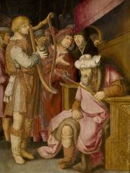 David Playing his Harp for Saul