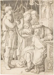 David Playing the Harp Before Saul