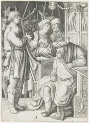 David Playing the Harp before Saul