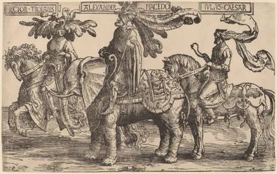 Hector of Troy, Alexander of Macedon, Julius Caesar