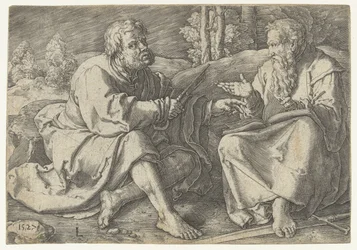 Paul and Peter Sitting in a Landscape