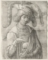 Portrait of a Young Man with a Skull, c. 1519